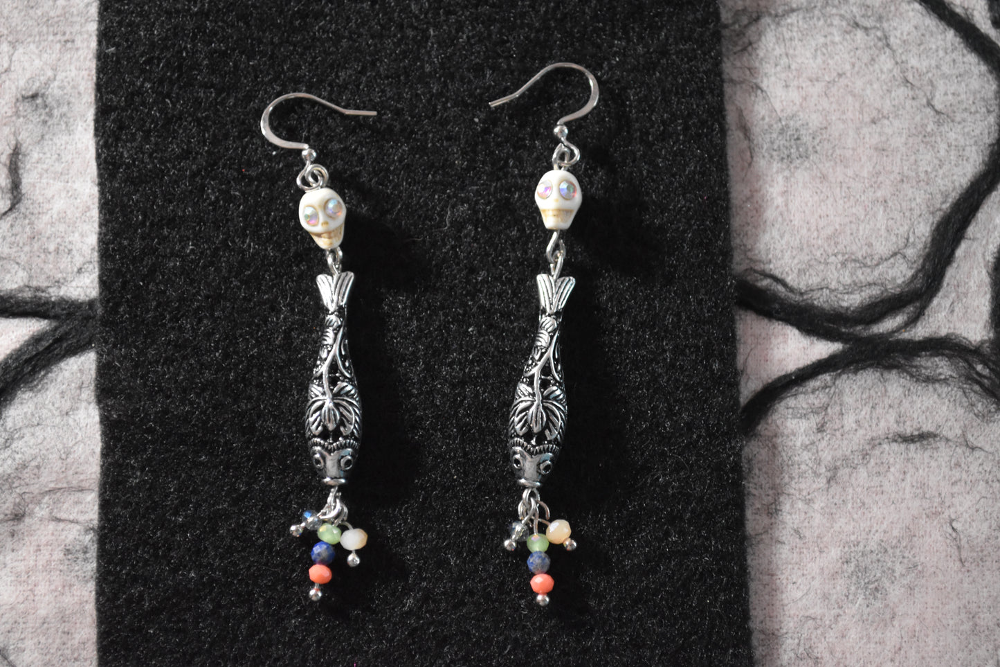 Collection 2 - Koi Pond/ Dia de Los Muertos (Earrings)